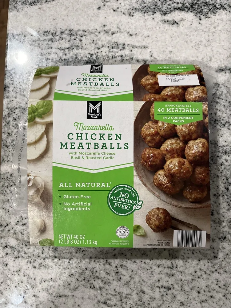 Mozzarella Chicken Meatballs