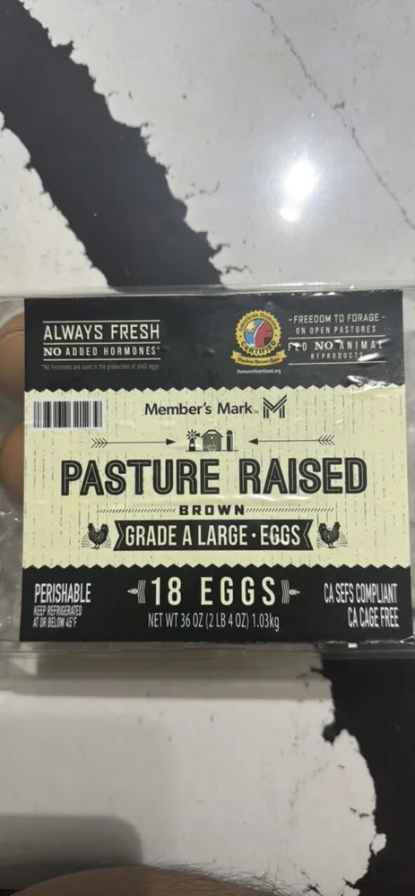 Pasture Raised Brown Grade A Large Eggs