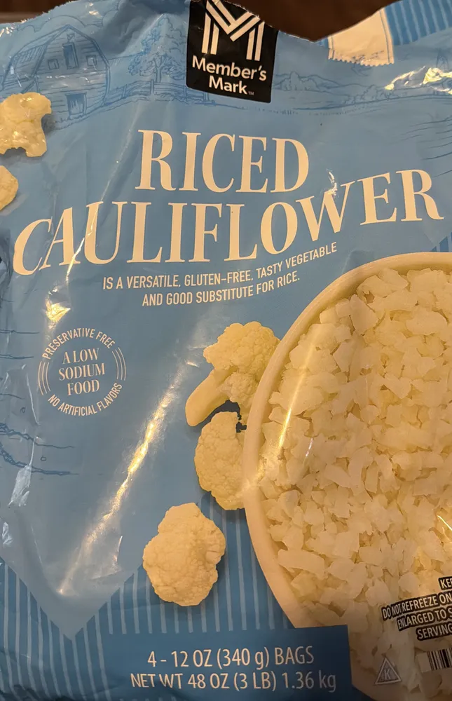 Riced Cauliflower