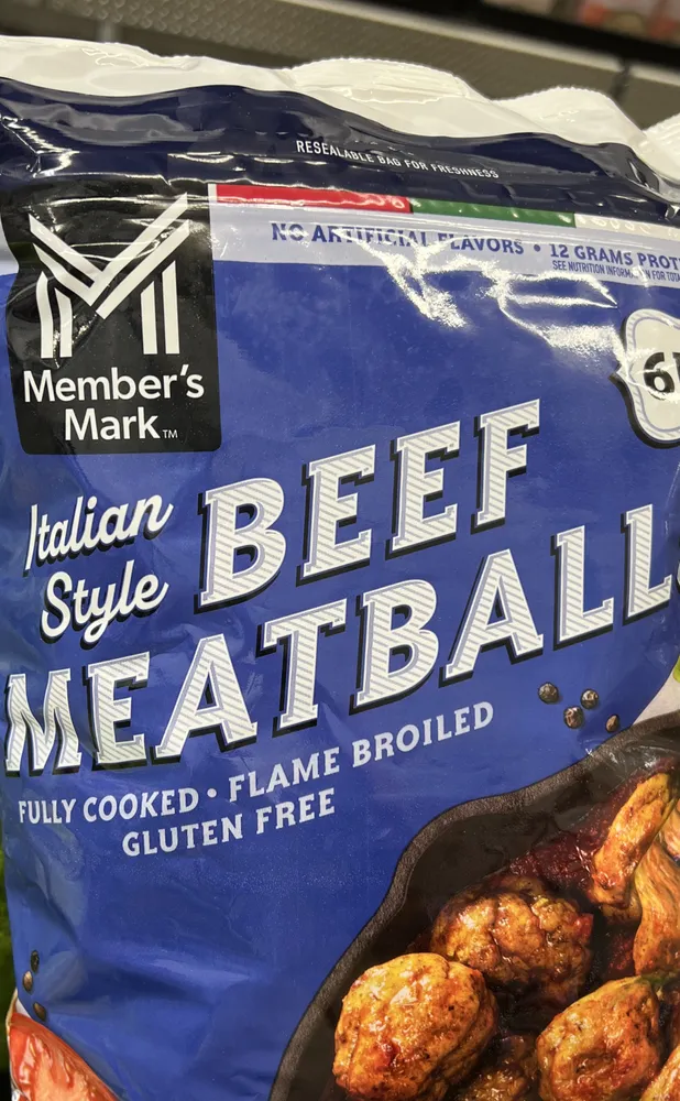 Italian style beef meatballs