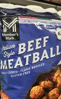 Italian style beef meatballs