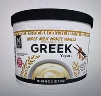 Whole Milk Honey Vanilla Greek Yogurt