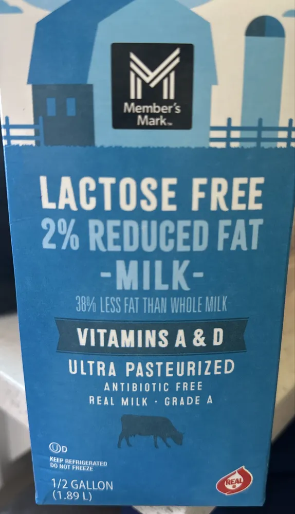 Lactose Free 2% Reduced Fat Milk