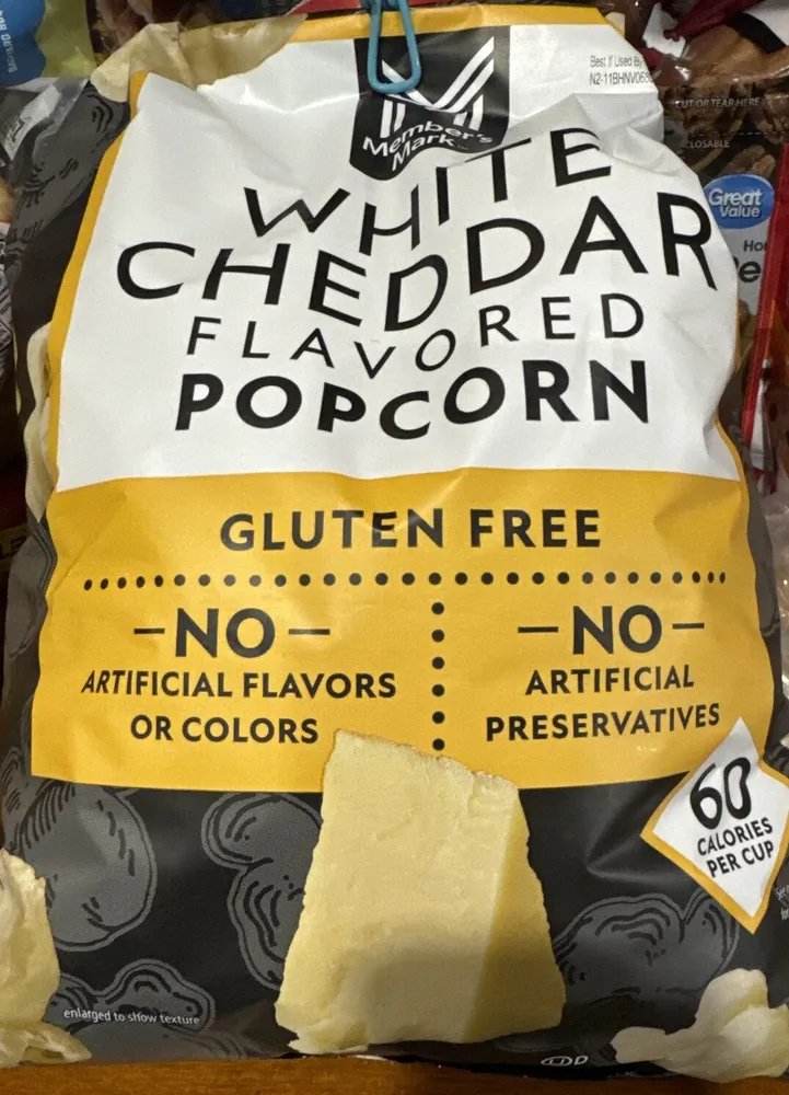 White Cheddar Flavored Popcorn
