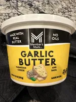 GARLIC BUTTER PARMESAN CHEESE AND BASIL