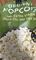Organic Popcorn with Extra Virgin Olive Oil and Sea Salt