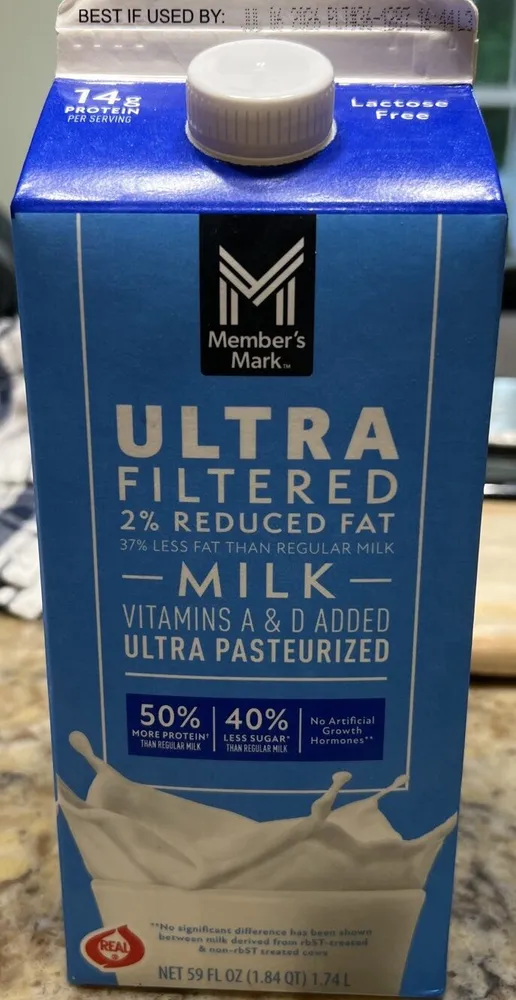 ULTRA FILTERED 2% REDUCED FAT MILK