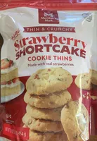 Strawberry shortcake cookie thins
