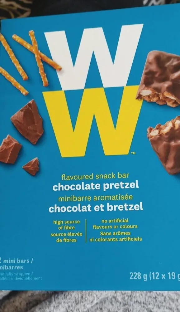 Ministère aromatisée chocolat et bretzel