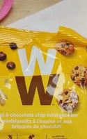 mini biscuit a l'avoine et aux brisures de chocolat
