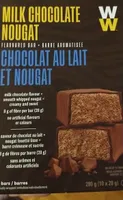 Chocolat au lait et nougat