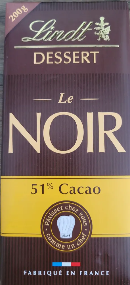 Lindt Dessert Noir 51%