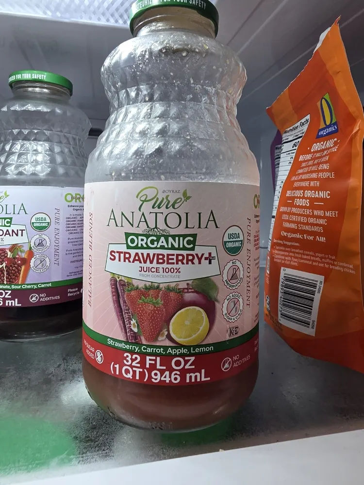 Organic Strawberry+ Juice 100%