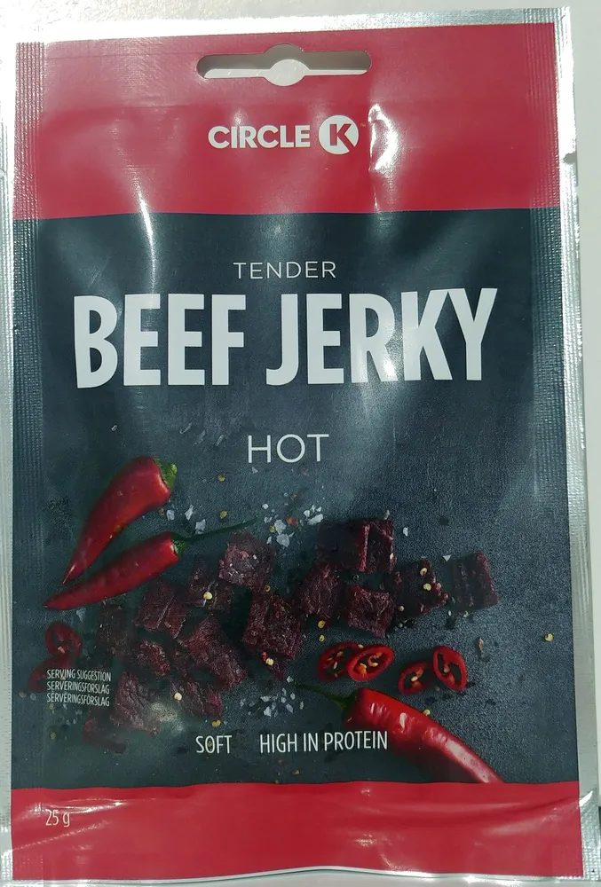 Tender Beef Jerky Hot