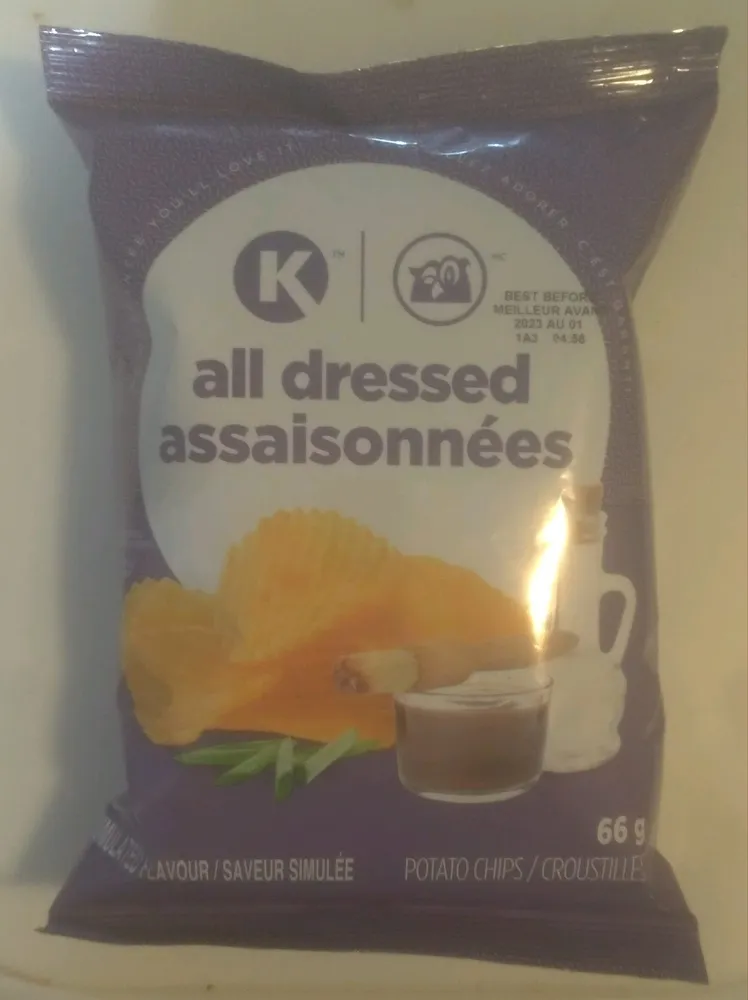 All Dressed Potato Chips