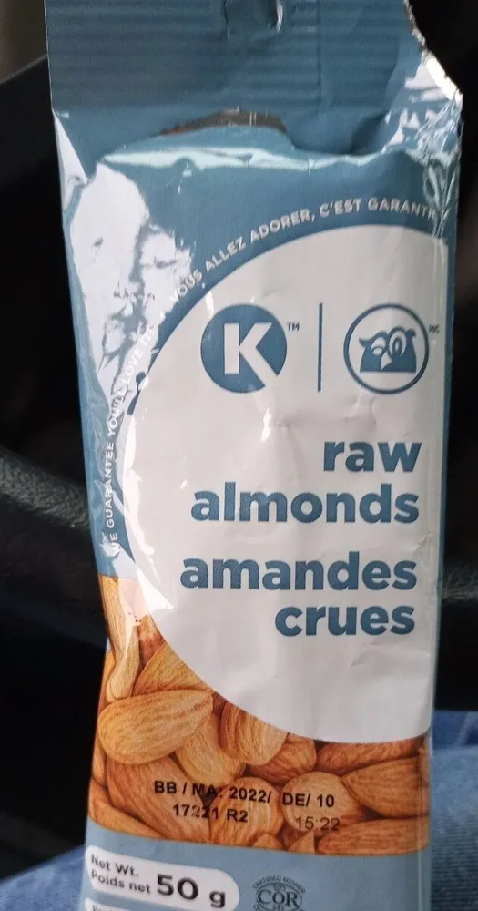 Amandes crues