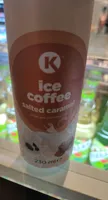 Ice coffe carmel