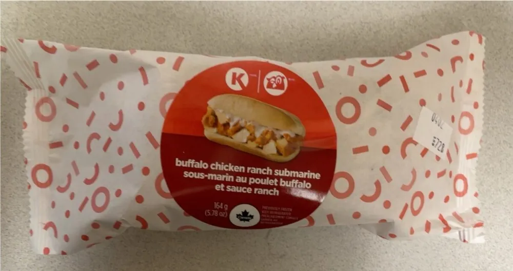 Buffalo chicken ranch sub