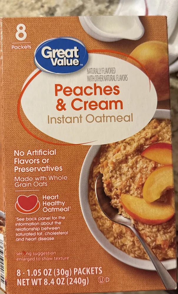 Peaches and Cream Oatmeal