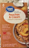 Peaches and Cream Oatmeal