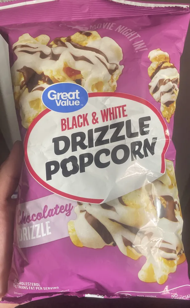 Black & White Dizzle Popcorn