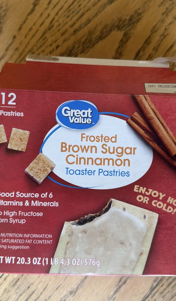 Frosted Brown Sugar Cinnamon Toaster Pastries