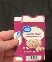 Vanilla Yogurt Covered Raisins