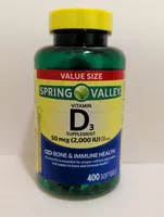 Vitamin D3 Supplement 50 Mcg (2,000 Iu)