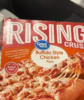 Rising style chicken pizza