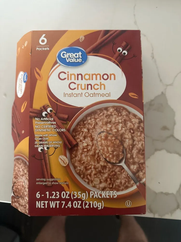 Cinnamon Crunch Instant Oatmeal
