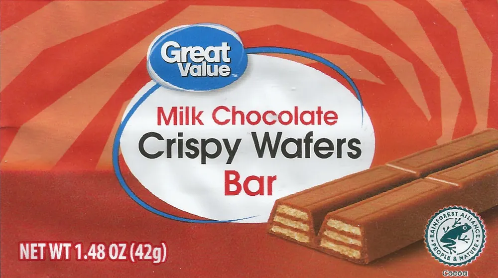 Milk Chocolate Crispy Wafers Bar