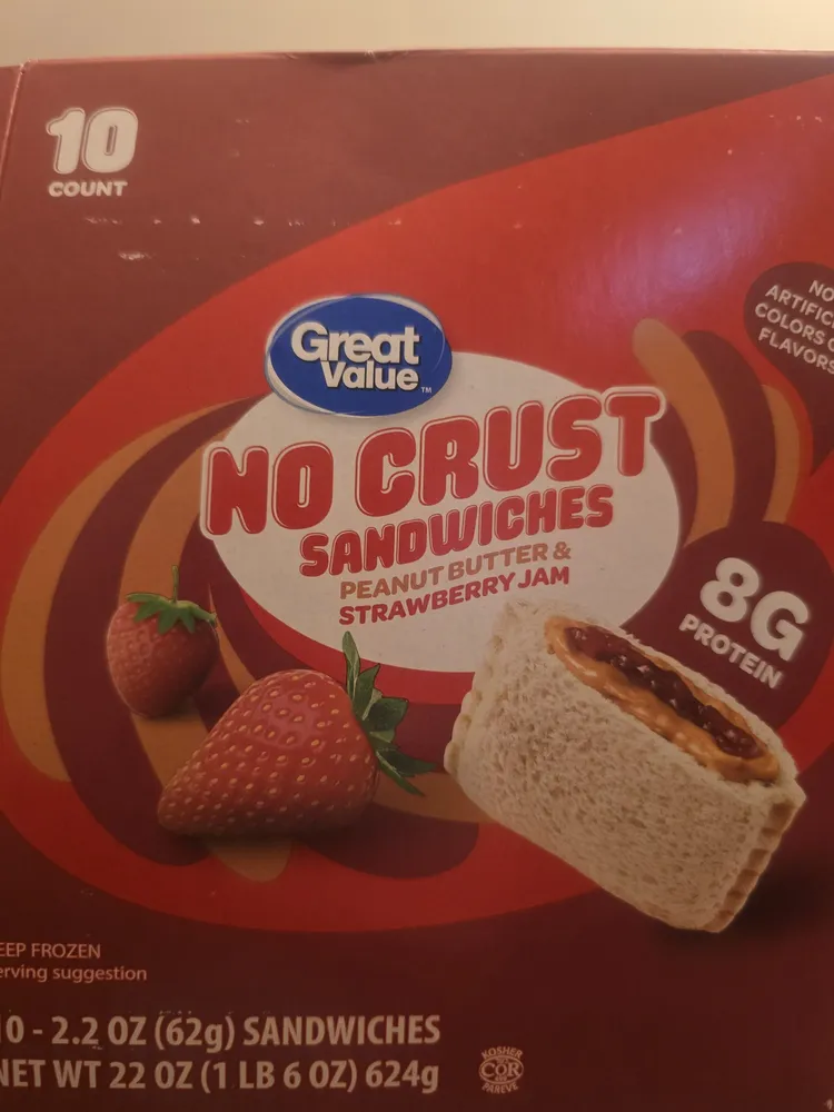 No Crust Sandwiches Peanut Butter And Strawberry