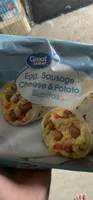 Egg, Sausage Cheese & Potato Burritos
