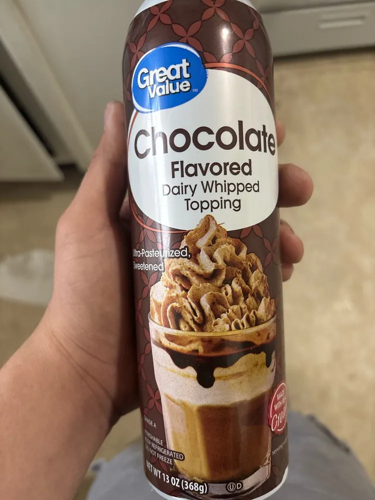 Crème fouetter au chocolat