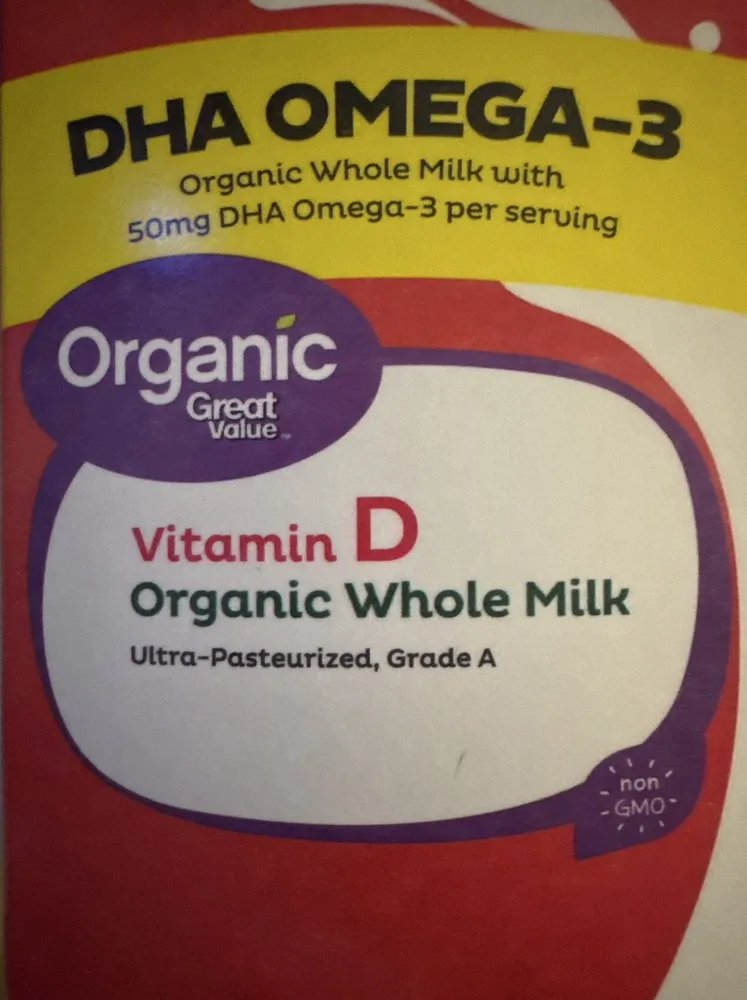 Vitamin D Organic Whole Milk