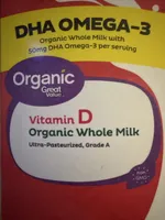Vitamin D Organic Whole Milk