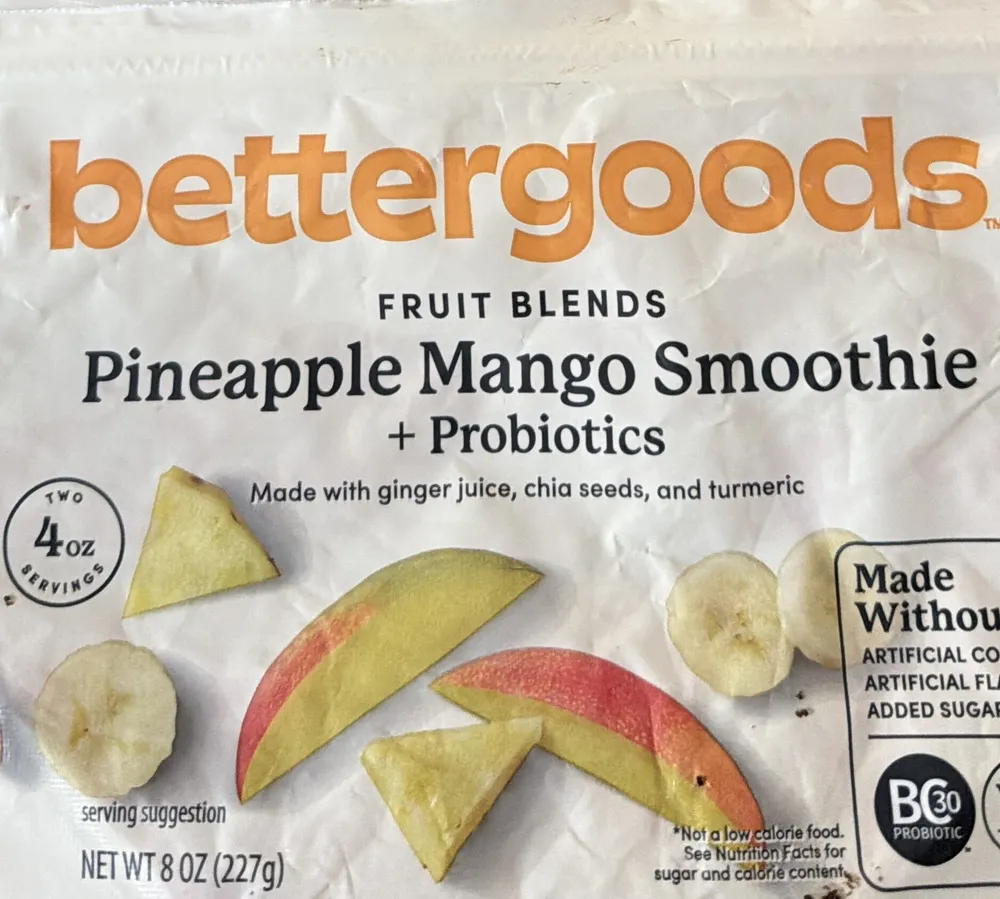 Pineapple Mango Smoothie + Probiotics