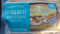 Extra Meat Turkey & Cheddar Half Sub