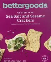 Sea Salt and Sesame Crackers