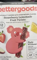 Strawberry Lemonade Fruit Twists