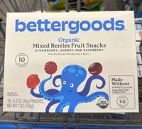 Organic Mixed Berries Fruit Snacks