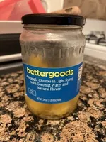 Pineapple Chunks in Light Syrup with Coconut Water and Natural Flavor