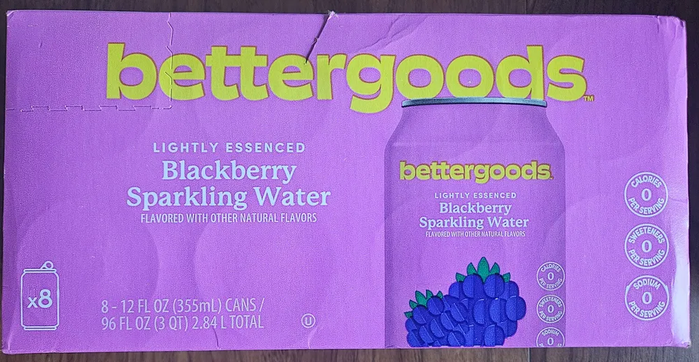 Blackberry Sparkling Water