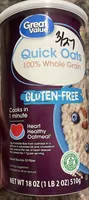 Quick Oats 100% Whole Grain