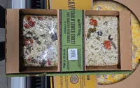 Cauliflower Crust Fire Roasted Vegetables Flatbread