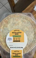 Broccoli Cheddar Quiche