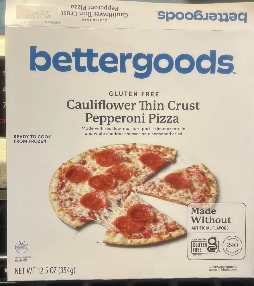 Cauliflower Thin Crust Pepperoni Pizza