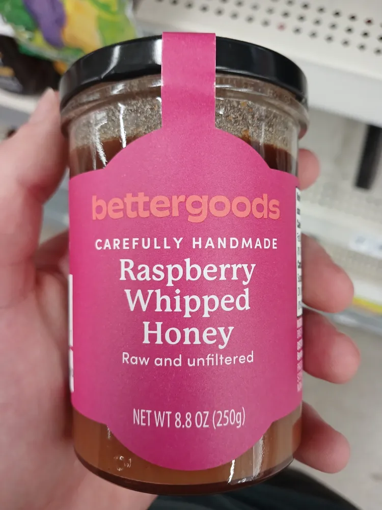 raspberry whipped honey