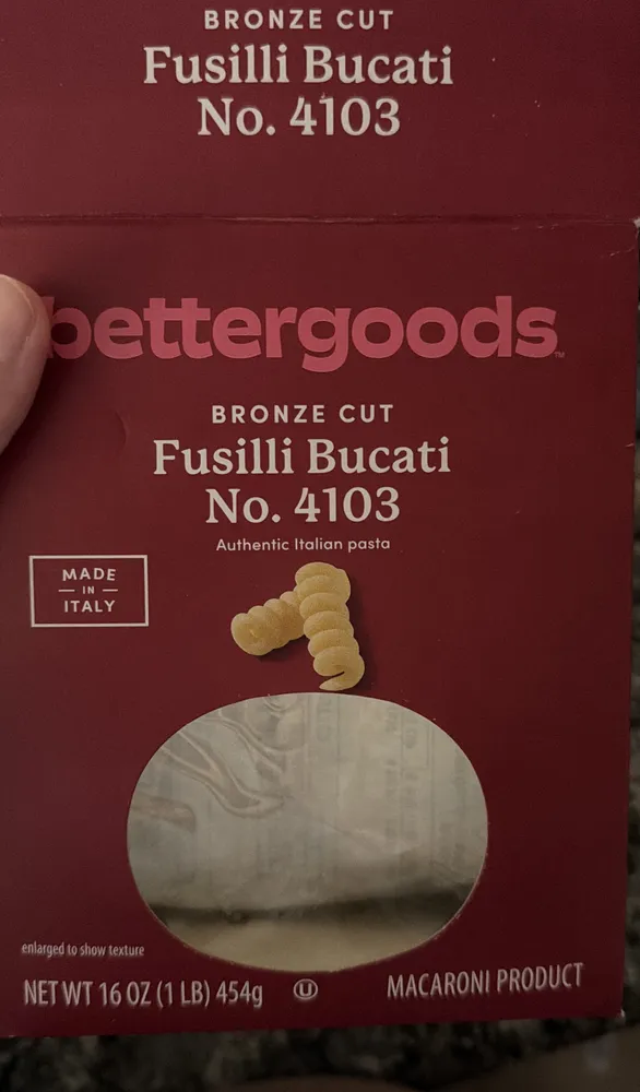 bronze cut fusilli bucati