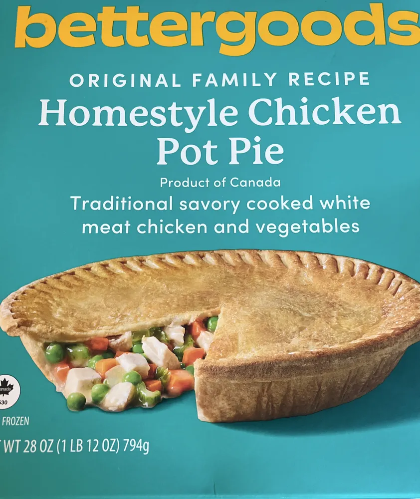 Homestyle chicken pot pie